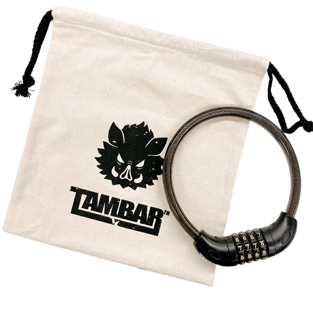 【ふるさと納税】TAMBAR05 4桁ダイヤル式 350mm 自転車用ワイヤーロック | 兵庫県 丹波篠山市 鍵 ワイヤーロック 防犯 盗難防止 アウトドア バイク ロードバイク