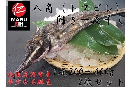 【北海道根室産】八角開き一夜干し1枚×2P G-50006