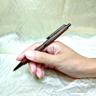 ふるさと納税 和歌山市 木ことばを添えて贈る木製シャープペン(ウォルナット)
