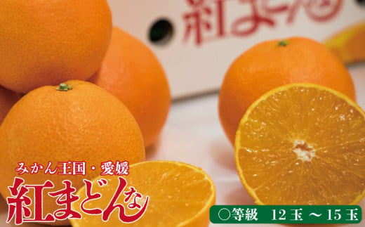 【年内発送】 数量限定 紅まどんな 〇等級 化粧箱 L玉もしくは2L玉 高級 紅まどんな 柑橘 フルーツ 個包装 紅マドンナ 果物 おすすめ柑橘紅まどんな 高級柑橘の紅まどんな くだもの 人気 おすすめ 贈答 ギフト 紅まどんな 愛媛県 松山市 送料無料 えひめのフルーツ紅まどんな