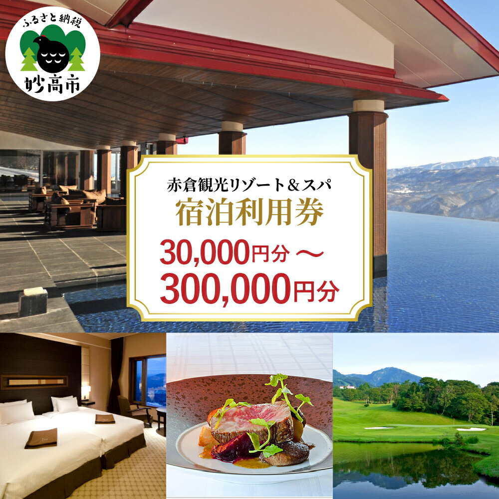 【ふるさと納税】 レビュー 高評価 赤倉観光ホテル 宿泊利用券 30,000円分 ～ 300,000円分 宿泊券 旅行 宿泊 温泉 ホテル トラベル クーポン 旅行クーポン 旅行券 チケット 予約 観光 レストラン スパ スキー場 ゴルフ 新潟県 妙高市