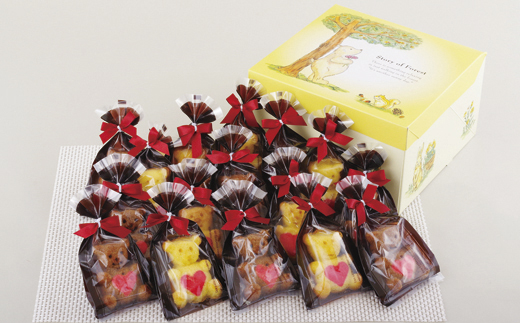 [F118p］クマドレーヌ(16入)ホワイトデーやバレンタインへ