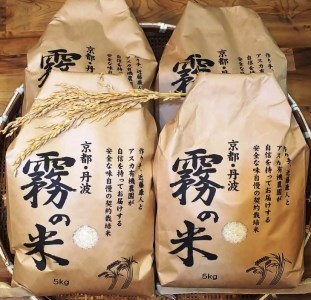 【4回定期便】亀岡盆地『霧の米』 5kg×4ヶ月（毎月お届け）計20kg ＜アスカ有機農園＞《令和6年産  特別栽培米 コシヒカリ 米》京都丹波産 特Ａ 大人気 人気 国産 京都府産 白米 丹波産