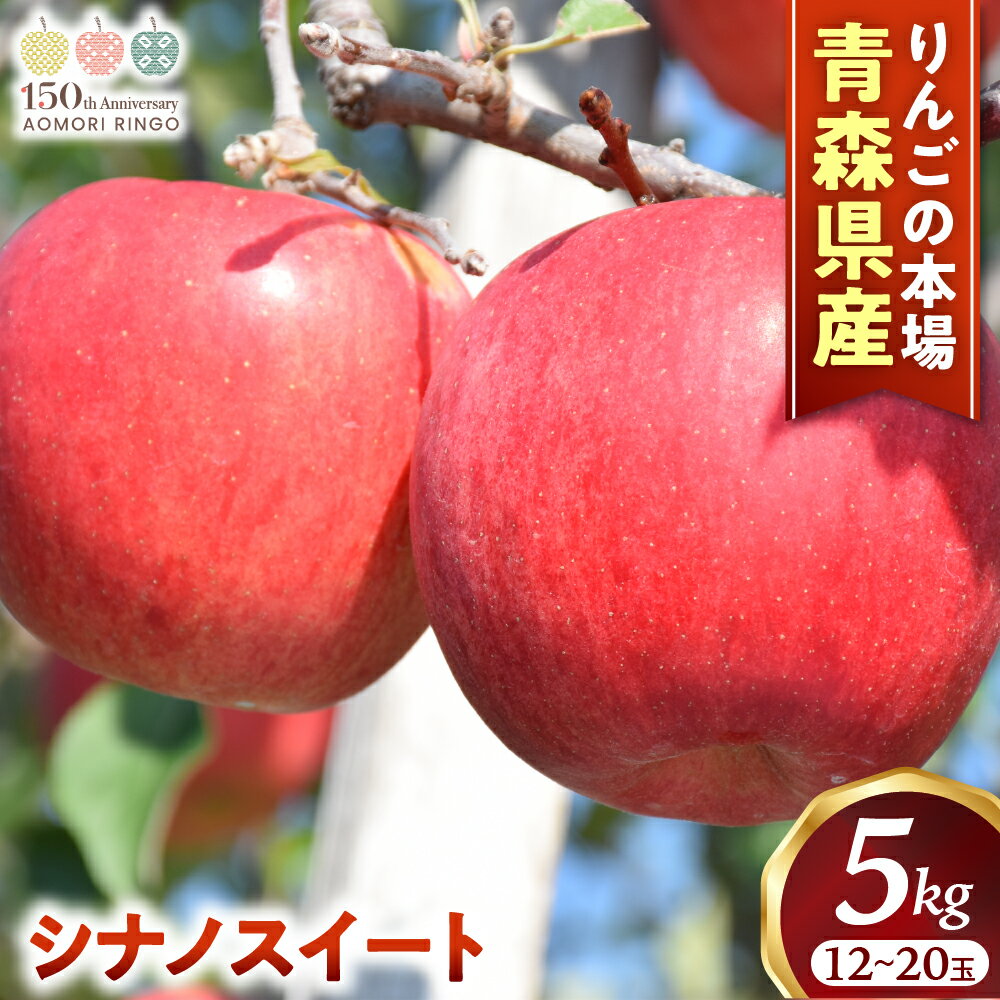 【ふるさと納税】青森りんご【シナノスイート】約5kg（12〜20玉）【2025年産・先行予約】★2025年10月中旬〜11月中旬頃まで発送予定★りんご 林檎 リンゴ 国産 シナノスイート フルーツ 果物 贈答 土産 青森県 三戸町 H2855