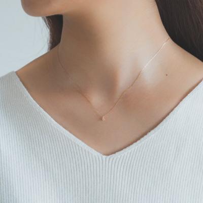 ふるさと納税 甲府市 【甲府ジュエリー】K18　ダイヤ　0.03ct　ネックレス(73305823) |  | 02