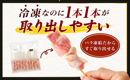 若鶏の焼き鳥セット5種以上（60本）盛り合わせ（冷凍）【宮崎県産　若鳥　焼き鳥　60本　焼き鳥】