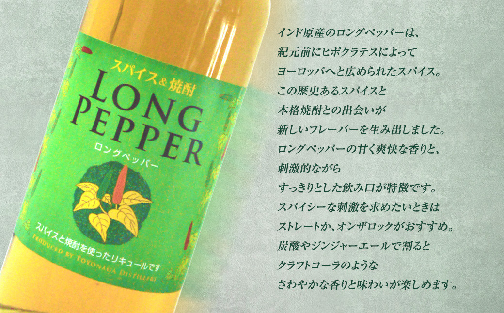 スパイス＆焼酎 ロングペッパー 700ml×1本