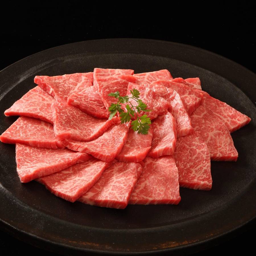 ＜帝神志方ミート＞A5ランク「神戸牛」焼肉用4種セット（もも・かた・ロース・ばら）各200g（計800g）