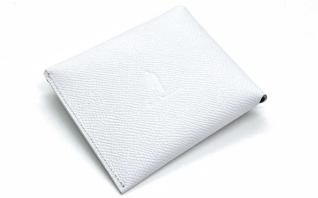 渋沢栄一翁 コンパクト財布（ホワイト）