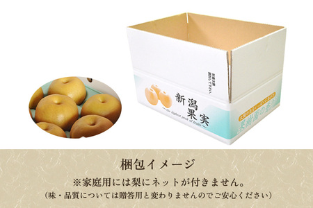 【2026年先行予約】【家庭用】新潟県産和梨 新興 約5kg（6?14玉）《12月上旬～順次出荷》 梨 新興 しんこう