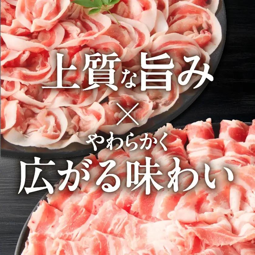 霧島黒豚ロース&バラしゃぶしゃぶセット1.5kg≪みやこんじょ特急便≫〔MJ-2806-Q〕_(都城市) 霧島黒豚 バラ ロース しゃぶしゃぶ 小分け 焼きしゃぶ 蒸ししゃぶ 冷しゃぶサラダ 冷製パス