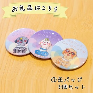 【返礼品相当額で盲導犬の育成を支援】支援額30,000円（記念品あり）盲導犬