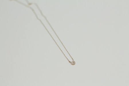 【K18イエローゴールド ダイヤモンドネックレス】幸福の馬蹄(ばてい)デザインネックレス / KG000111