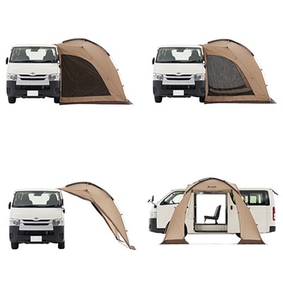 Tradcanvas ハイタイプカーサイドオーニング アウトドアや車中泊で活躍!　71202000【1664772】