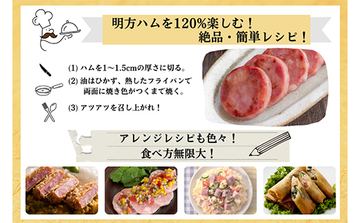 明方ハム Bセット ソーセージ ハム フランクフルト 詰め合わせ 計1320g 国産 豚肉 F6M-018 Bセット