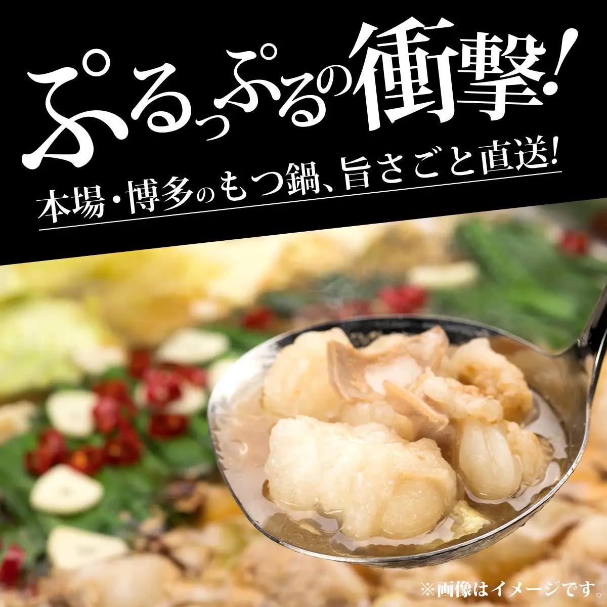牛もつ鍋 醤油味 3人前セット PE001