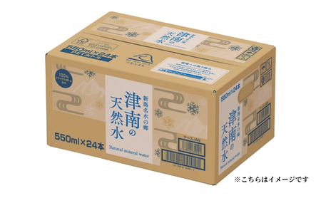【6ヶ月定期便】新潟名水の郷 津南の天然水(350ml×24本セット）