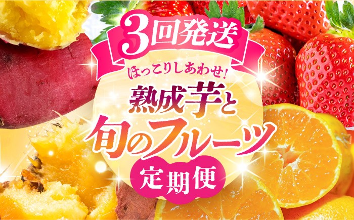 
                  【先行予約】【3回定期便】 ほっこり幸せ！熊本・山鹿のあま～い冬支度　熟成芋と旬のフルーツ さつまいも みかん いちご[ZZZ001]
                