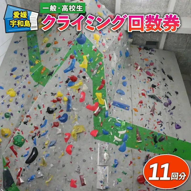 クライミング ボルダリング 回数券 11回分 一般 高校生 宇和島市スポーツ交流センター ロープクライミング チケット スポーツ 体験 アクティビティ オリンピック 山 岩 石 山岳 登山 家族 子供 子ども 愛媛 宇和島 L011-184001