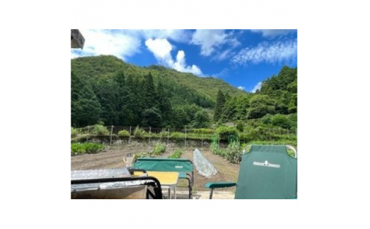 ＜3名様分＞畑のおやどの野菜収穫体験付き平日(月～木曜)1泊宿泊券/1棟貸