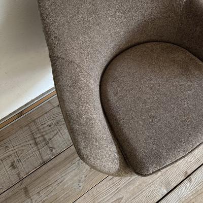 ふるさと納税 富田林市 Cosmic Chair(コスミックチェア)X脚 モケット クリンプアッシュブラウン【SWOF】 |  | 01