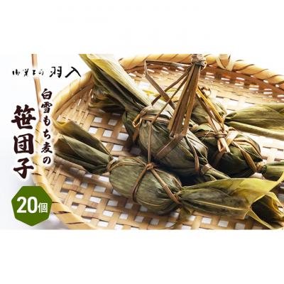 ふるさと納税 新潟市 白雪もち麦の笹団子 [54071181]