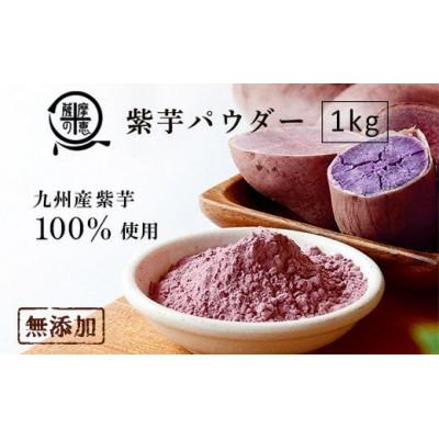 ふるさと納税 鹿屋市 野菜100%パウダー 紫芋(九州産)1kg　1260