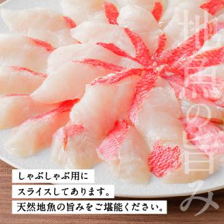 鹿児島県産　きんめ鯛しゃぶしゃぶ　K177-001