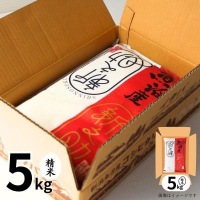 ふるさと納税 十日町市 【毎月定期便】【定期便6回(毎月発送)】新之助 精米 5kg全6回 |  | 01