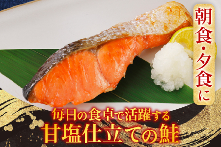 甘塩紅鮭5切×6P、甘塩沖獲れ鮭5切×6P C-30004