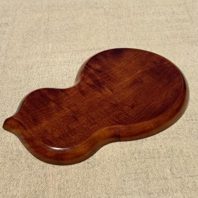 ふるさと納税 香川県 【香川漆器】30cmひょうたん盆　スリ漆渕朱 |  | 02