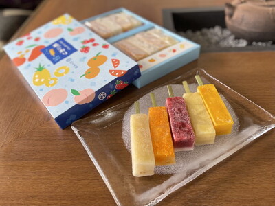 フルーツたっぷり 葛ごおり 10本パック｜和菓子 スイーツ 和スイーツ デザート 苺みるく いちご 苺 いちごみるく みかん マンゴー もも 桃 パイナップル アイス 夏 お菓子 おやつ 贈答品 ギフ