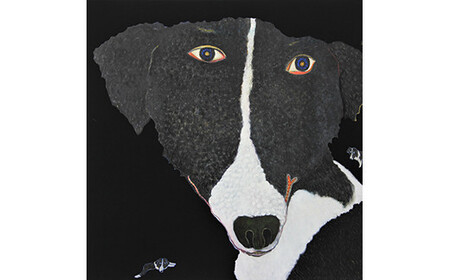 アーティストが『愛しいペットのポートレート』描きます 30号サイズ スクエア 910×910mm