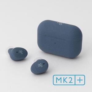 完全ワイヤレスイヤホン ag COTSUBU MK2+ NAVY イヤホン