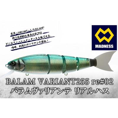 ふるさと納税 京田辺市 BALAM VARIANT255 re#02 バラムヴァリアンテ リアルハス 〈マドネス〉