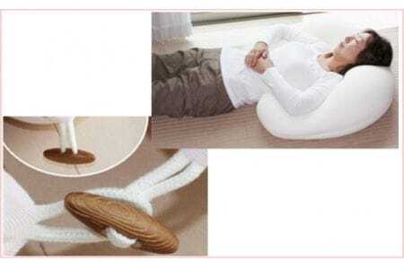 国産　天使の抱き枕 _スモークピンク【G0087】