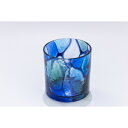 【ふるさと納税】【RYUKYU GLASS WORKS 海風】ステンドロック（BLUE）