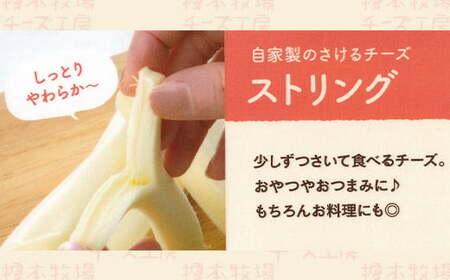 ストリングチーズ 500g (100g×5) さけるチーズ【榎本牧場チーズ工房】