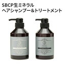 【ふるさと納税】シャンプー SBCP生ミネラル ヘアシャンプー ＆ トリートメント セット 各400g 癖毛 うねり改善 男女兼用 ヘアケア 髪　 美容