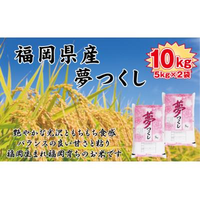 ふるさと納税 苅田町 【令和7年産新米予約】【食味鑑定士厳選】福岡県産 夢つくし10kg(5kg×2袋)(苅田町)