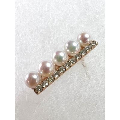 ふるさと納税 甲府市 K18PG アコヤ ベビーパール ダイヤモンド ピアス YF-34 |  | 01