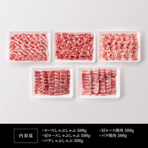 豚肉 宮崎県産豚肉小野さんちの豚肉５種セット2.5kg