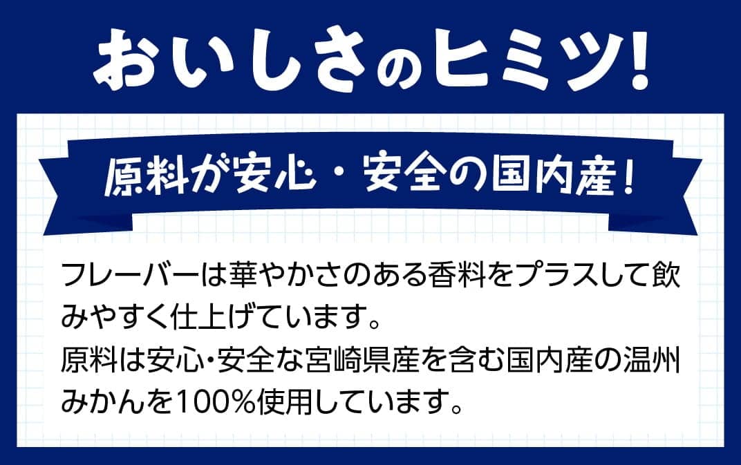 サンAみかんジュース100%　125ml紙パック×24本×2ケース 【 ふるさと納税 飲料 ジュース みかん ミカン 温州みかん 紙パック 川南町 国内産 九州 宮崎県 送料無料 】 [C03026]