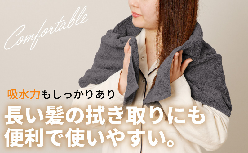 ミニバスタオル 5枚（ダークグレー）40cm×120cm 500匁 【国内製造 泉州タオル フェイスタオル 以上 バスタオル 未満 吸水 普段使い シンプル 日用品 家族 ファミリー】