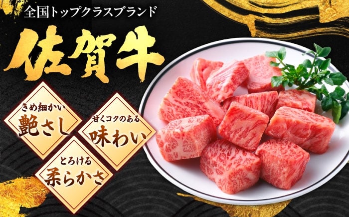 訳あり 佐賀牛 ヒレ サイコロ ステーキ 200g  | 牛肉 ステーキ 赤身 焼肉 |