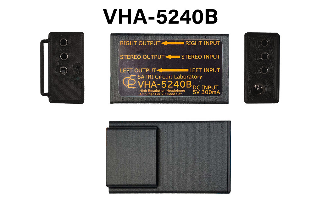 
VHA-5240-B ( VR向け 高精細 小型 ヘッドフォン アンプ ) 約46g 音響機器 コンパクト オーディオ
