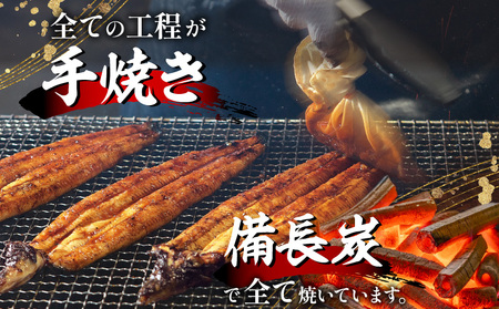 宮崎県産 備長炭蒲焼 うなぎ蒲焼 2尾 セット 合計300g以上 丑の日 蒲焼き うなぎの蒲焼