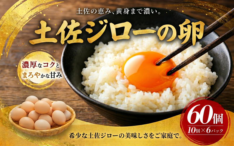 土佐ジローの卵 60個入り たまご 卵 タマゴ 鶏卵