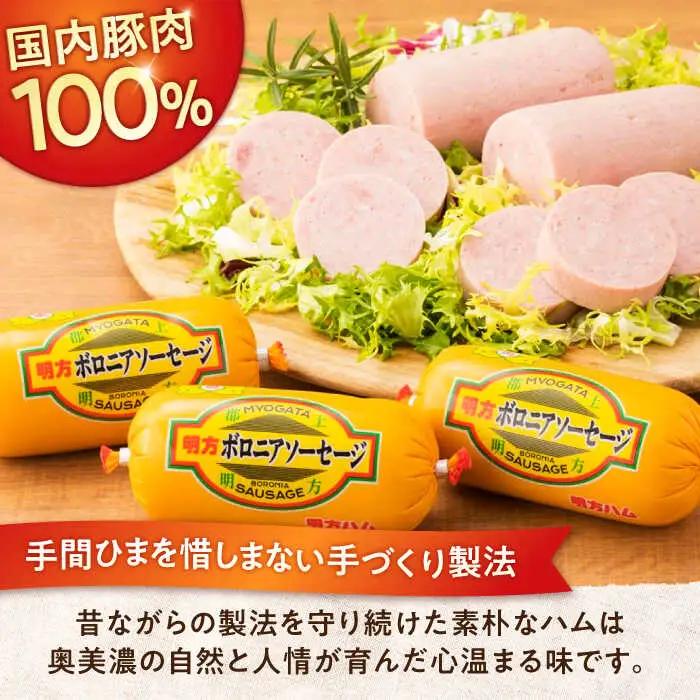 【3回定期便】明方ハム詰め合わせ Bセット[AVBA006]ハム　定期