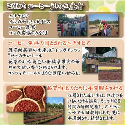 ふるさと納税 下関市 スペシャルティ コーヒー豆セット エチオピア 300g(100g×3袋) EW125 |  | 02